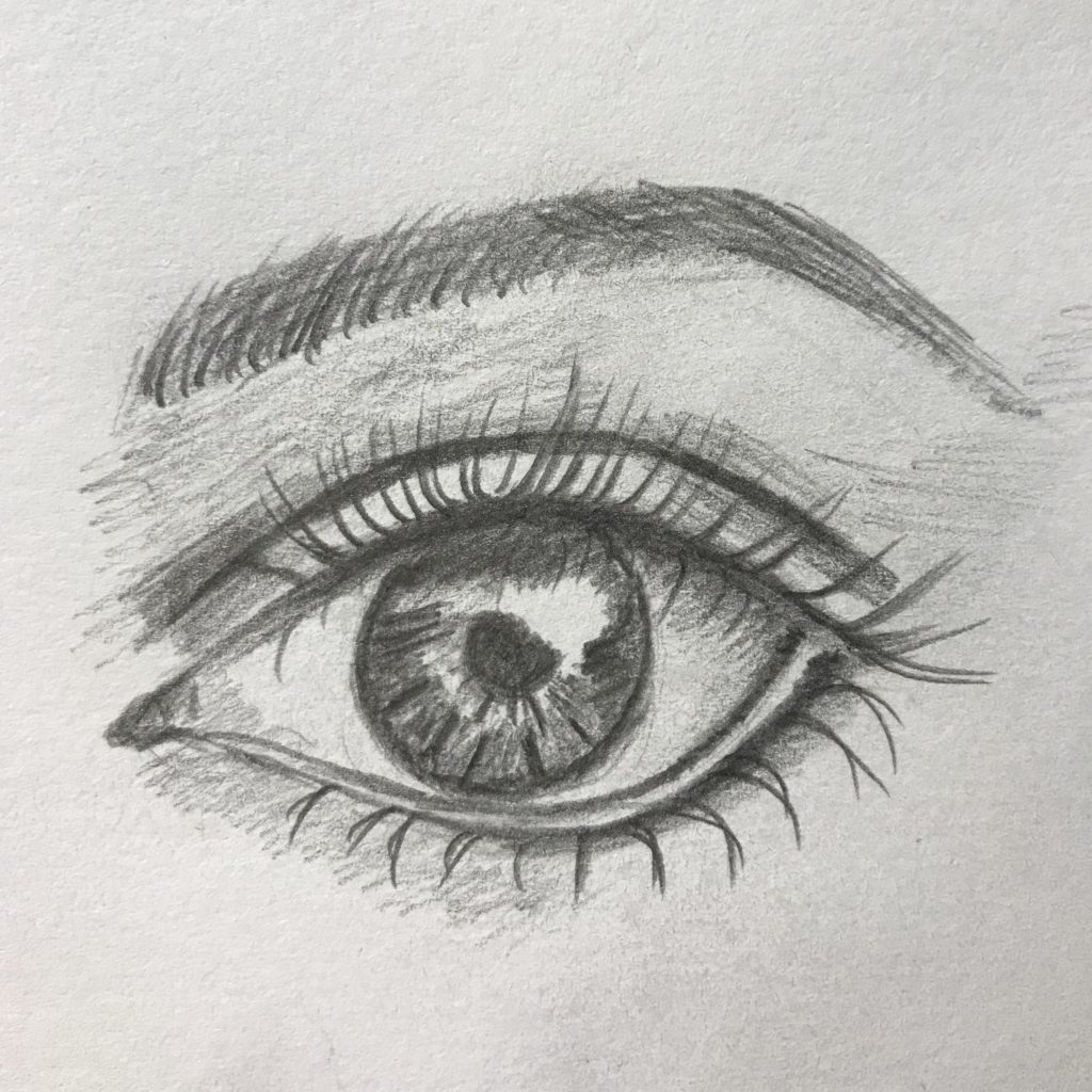 eye first drawing assignment