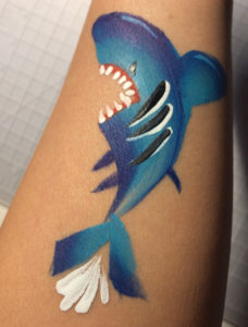shark arm paint